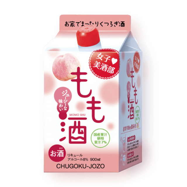 죠시비슈부 모모슈 팩 900ml (복숭아 사케)