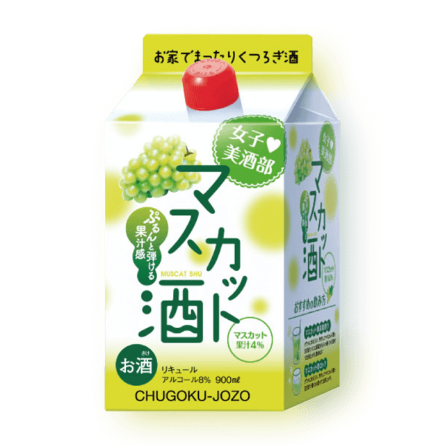 죠시비슈부 포도슈 팩 900ml (포도 사케)